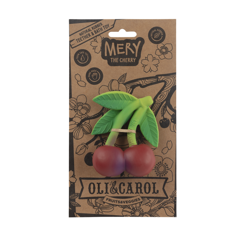 Beissring und Badespielzeug Mery the Cherry