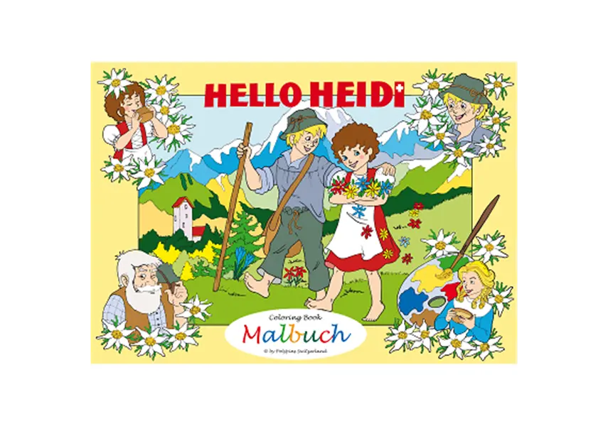 Heidi Malbuch A4