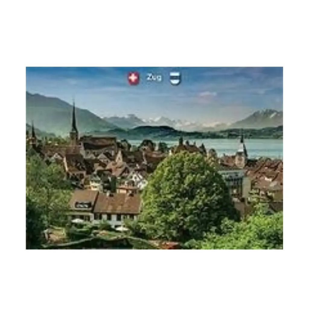 Ansichtskarte Zug von Guggiwiese, nostalgisch 29316