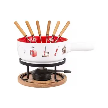 Käsefondue Set Winterland Ø 22cm, 9-teilig