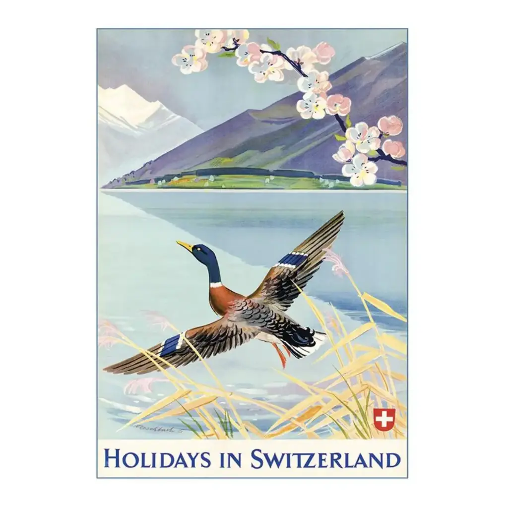 Postkarte Holidays in Switzerland 