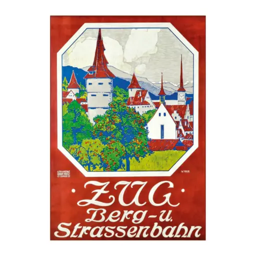 [6307] Postkarte Zug Retro 