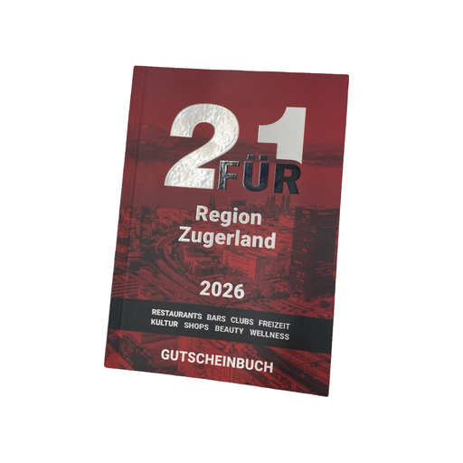 [7051] 2 für 1 Gutscheinbuch Zugerland 2026