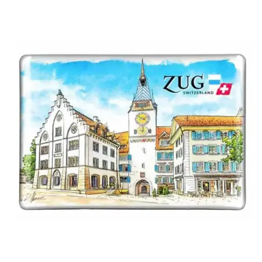 [2832] Epoxy Magnet Zytturm Zug